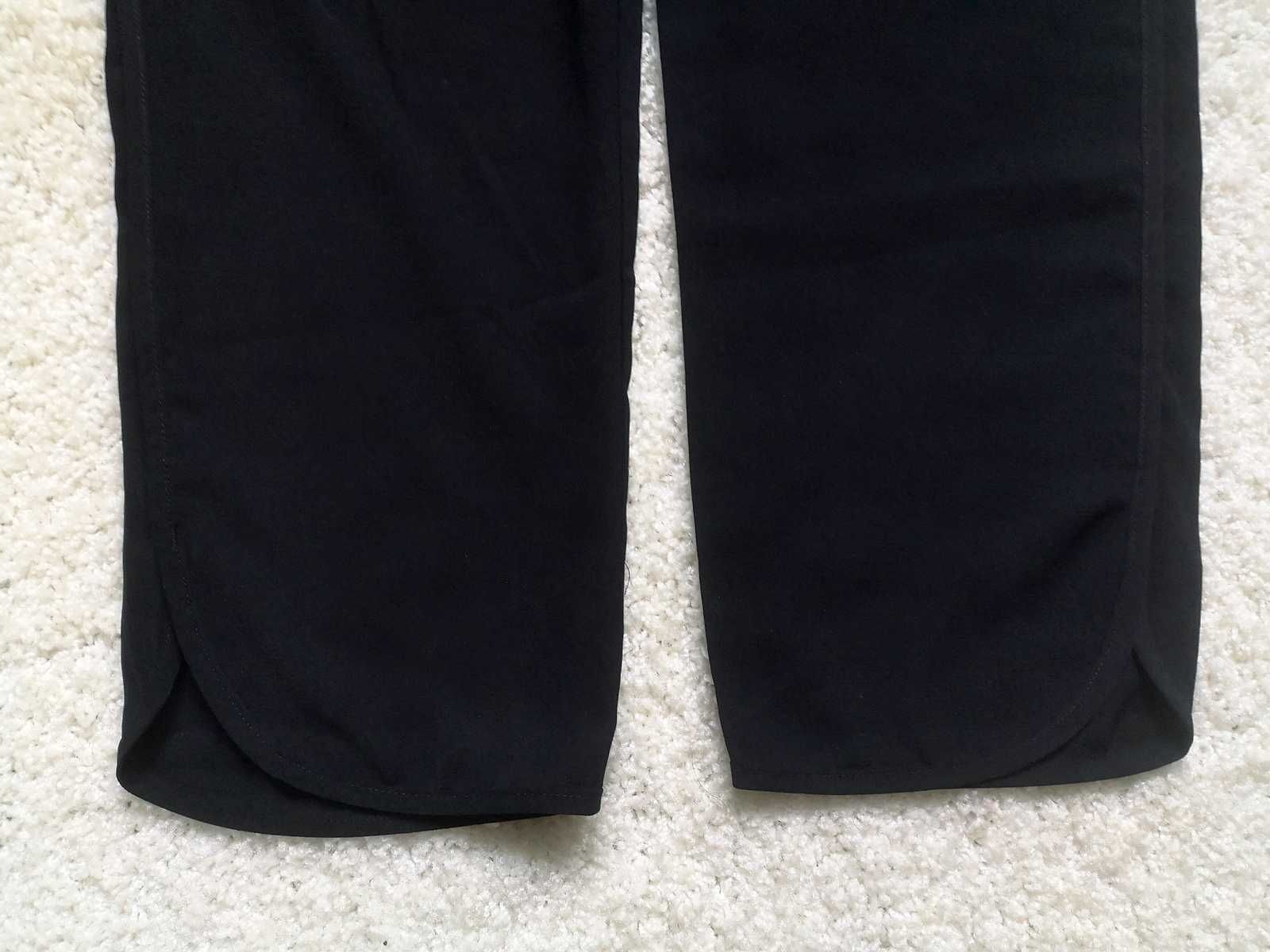 Czarne materiałowe spodnie H&M 34 XS cienkie haremki na wiosnę lato