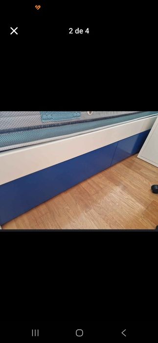 Vende-se quarto branco e azul