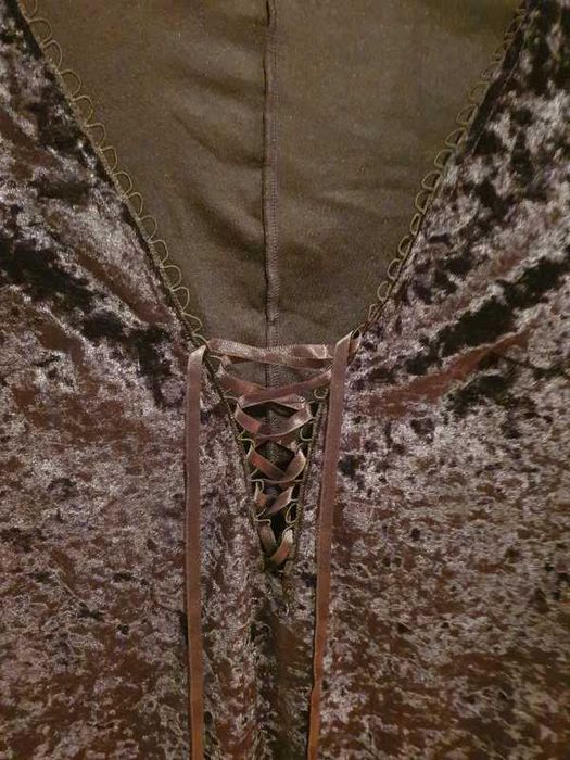 Vestido preto veludo M