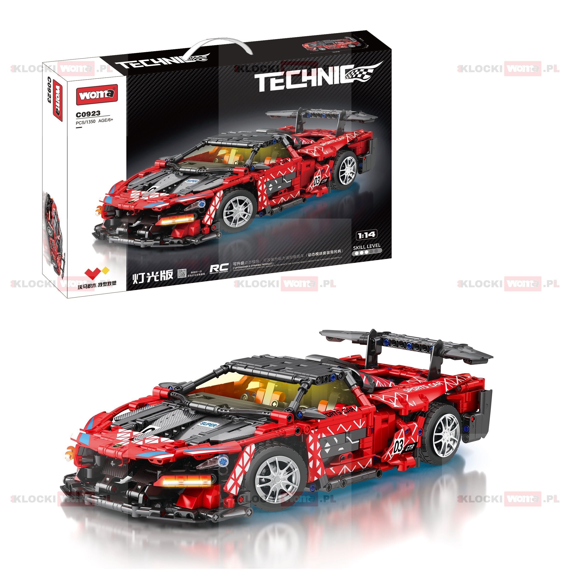 Klocki WOMA Technic Typu McLaren
