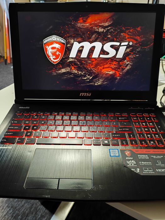 Potężny Laptop Gamingowy MSI i7-6700HQ, 16GB, 1TB SSD