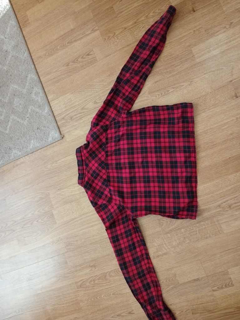 Koszula w kratkę marki H &M w rozmiarze XS/ S