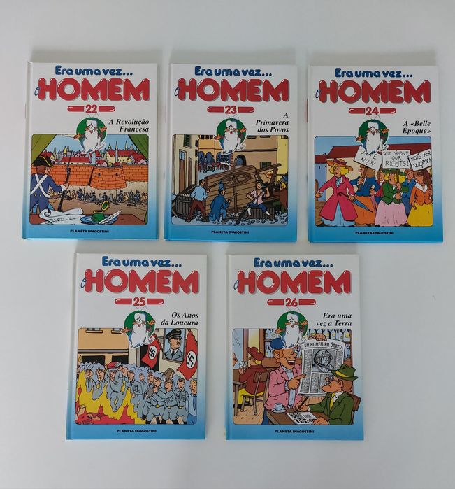 Livros da colecção Era uma Vez o Homem