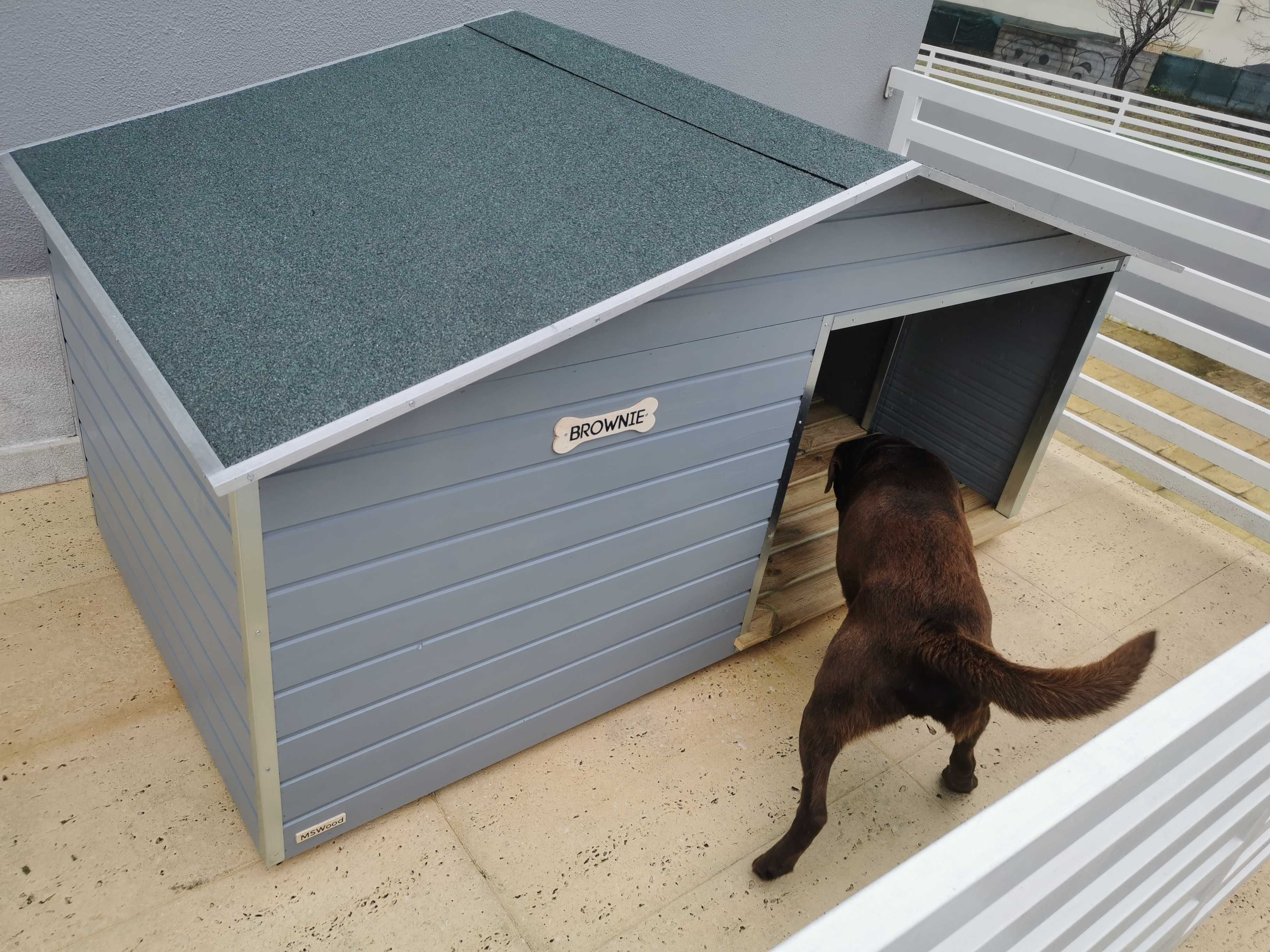 MSWood - Casotas para cães médios e grande porte - Modelo Pandora