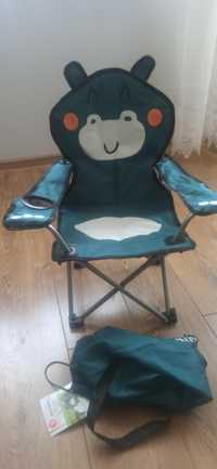 Krzesło nowe dla dziecka na camping