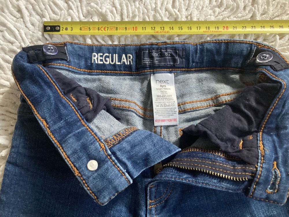 Spodnie jeansowe Next rozmiar 104