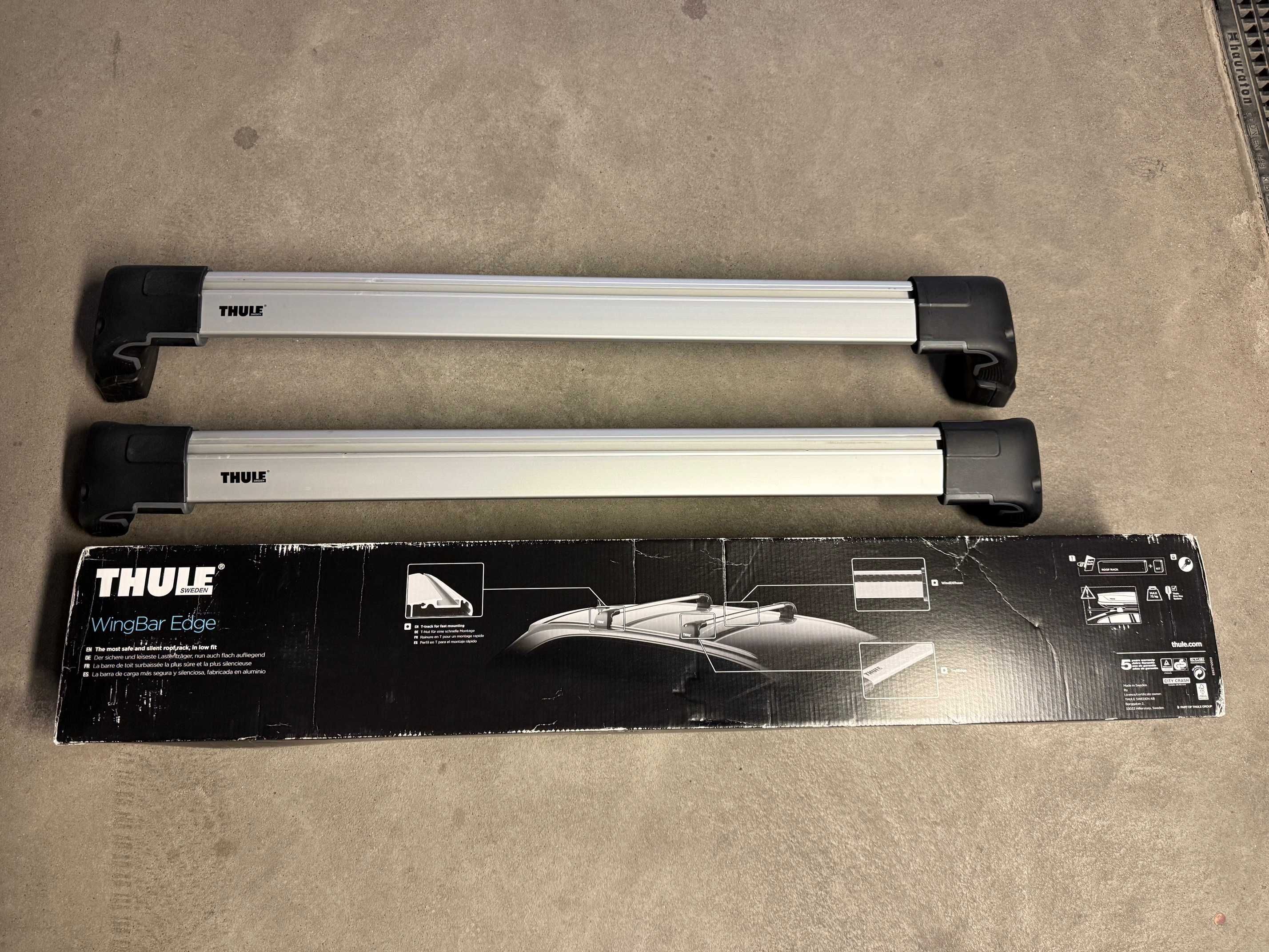 Belki bagażnik dachowy Thule Wingbar Edge 9592 ze stopami
