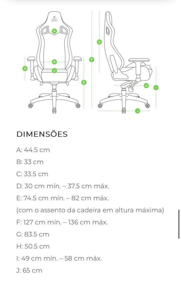 Cadeira Alpha Gamer Polaris - Office Edition