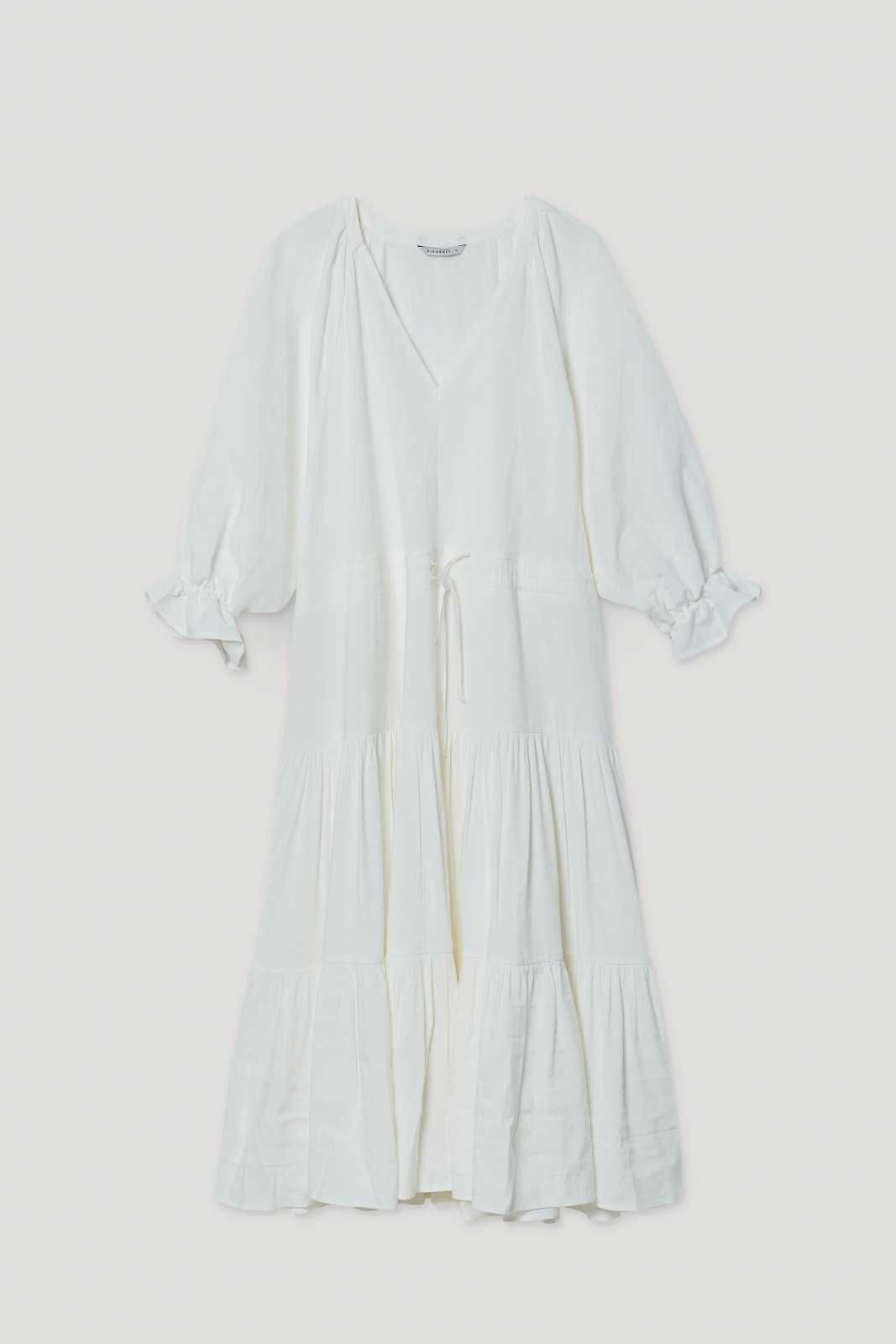 biała sukienka typu Tent Dress Elementy Wear