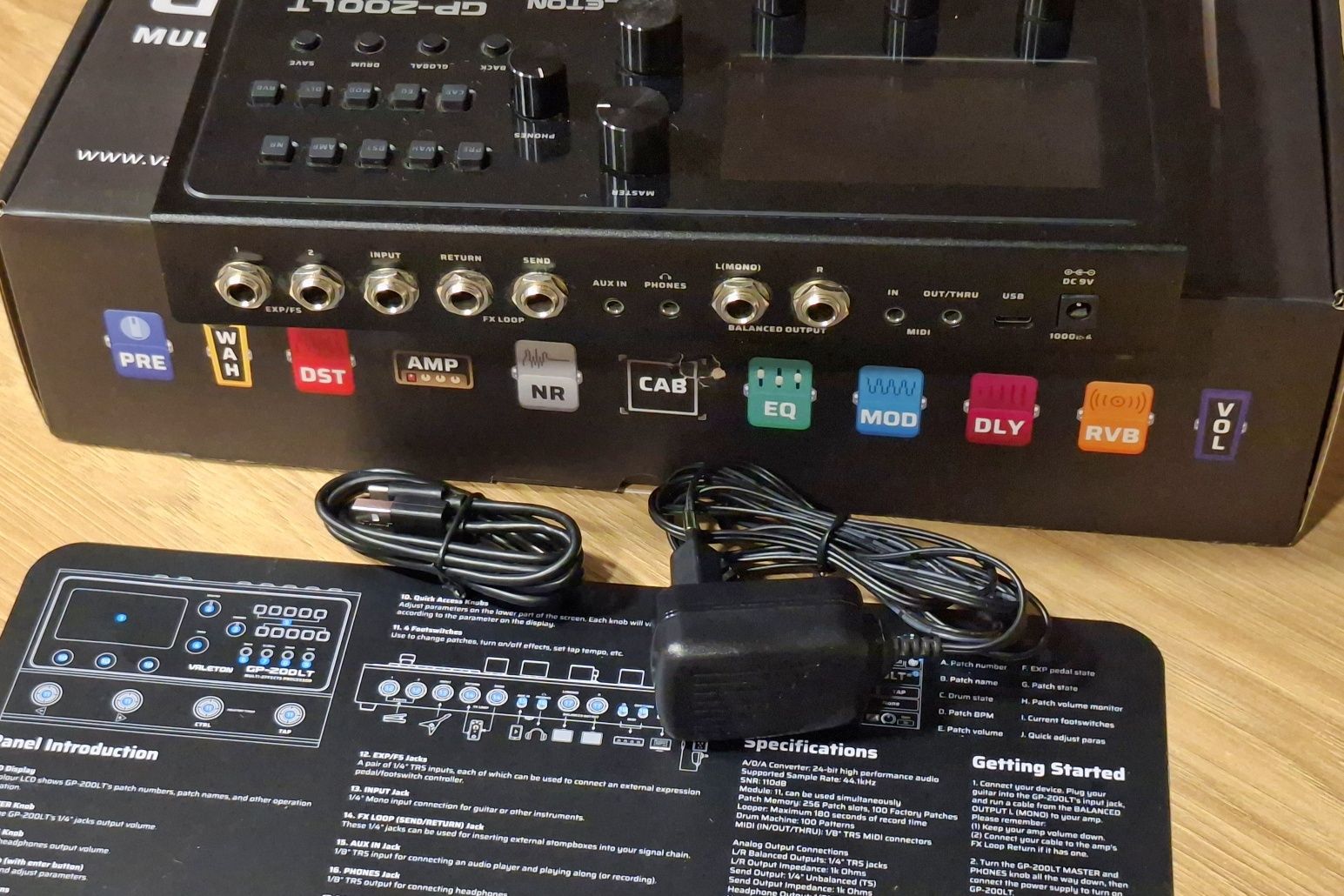 Valeton GP-200 LT Multiefekt gitarowy (+ gratis: 6 Celestion IR)