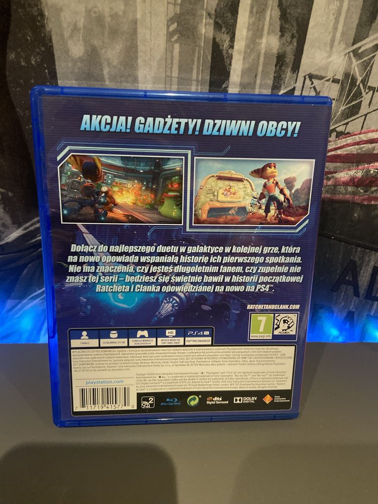 PS4 Ratchet&Clank gra