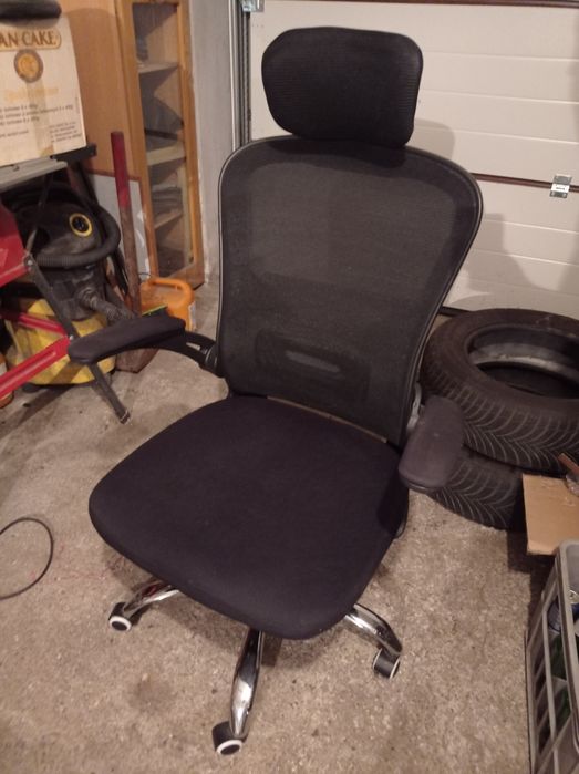 Krzesło biurowe fotel obrotowy dużo regulacji