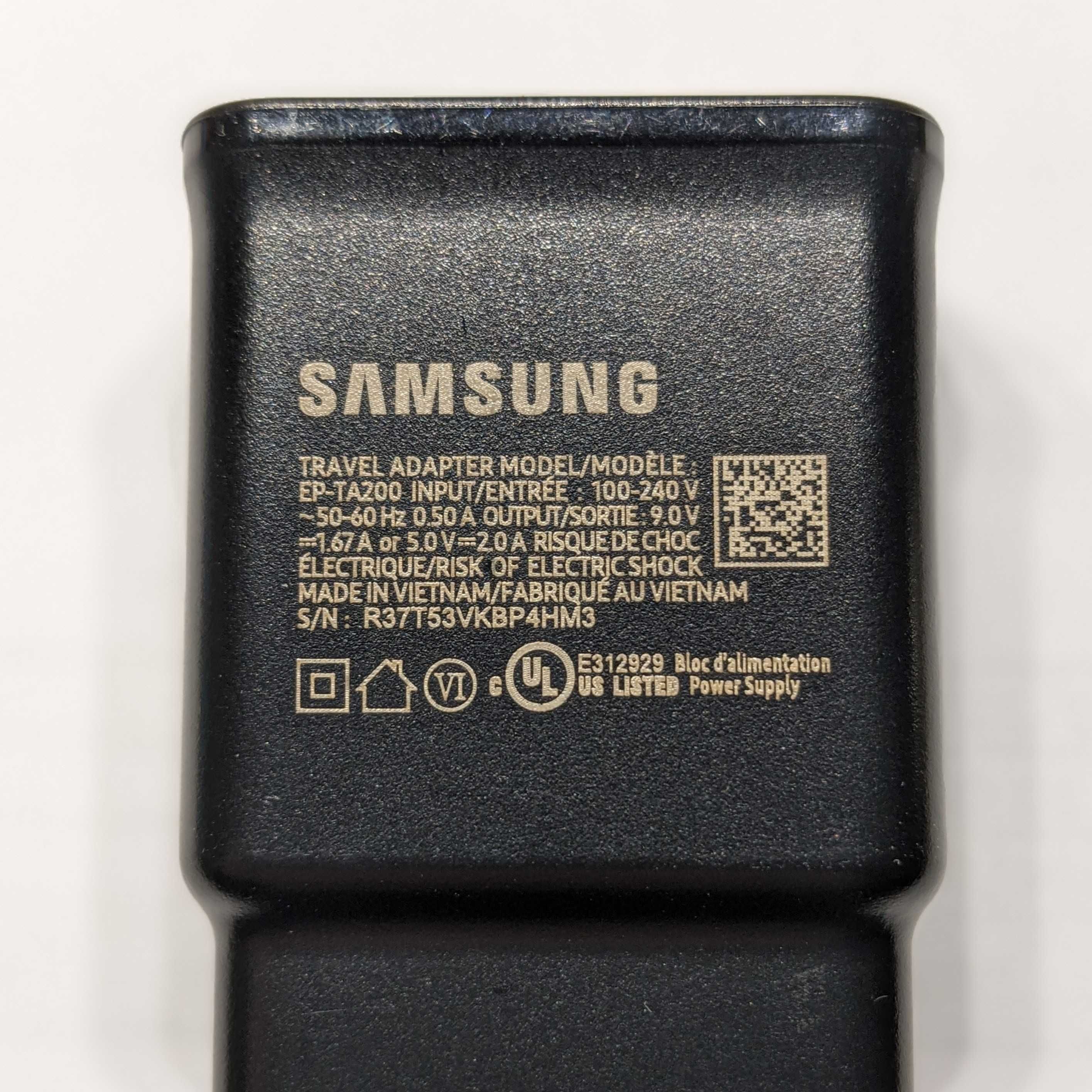 Зарядное Samsung EP-TA200 15W быстрая зарядка ОРИГИНАЛ Самсунг 15 вт