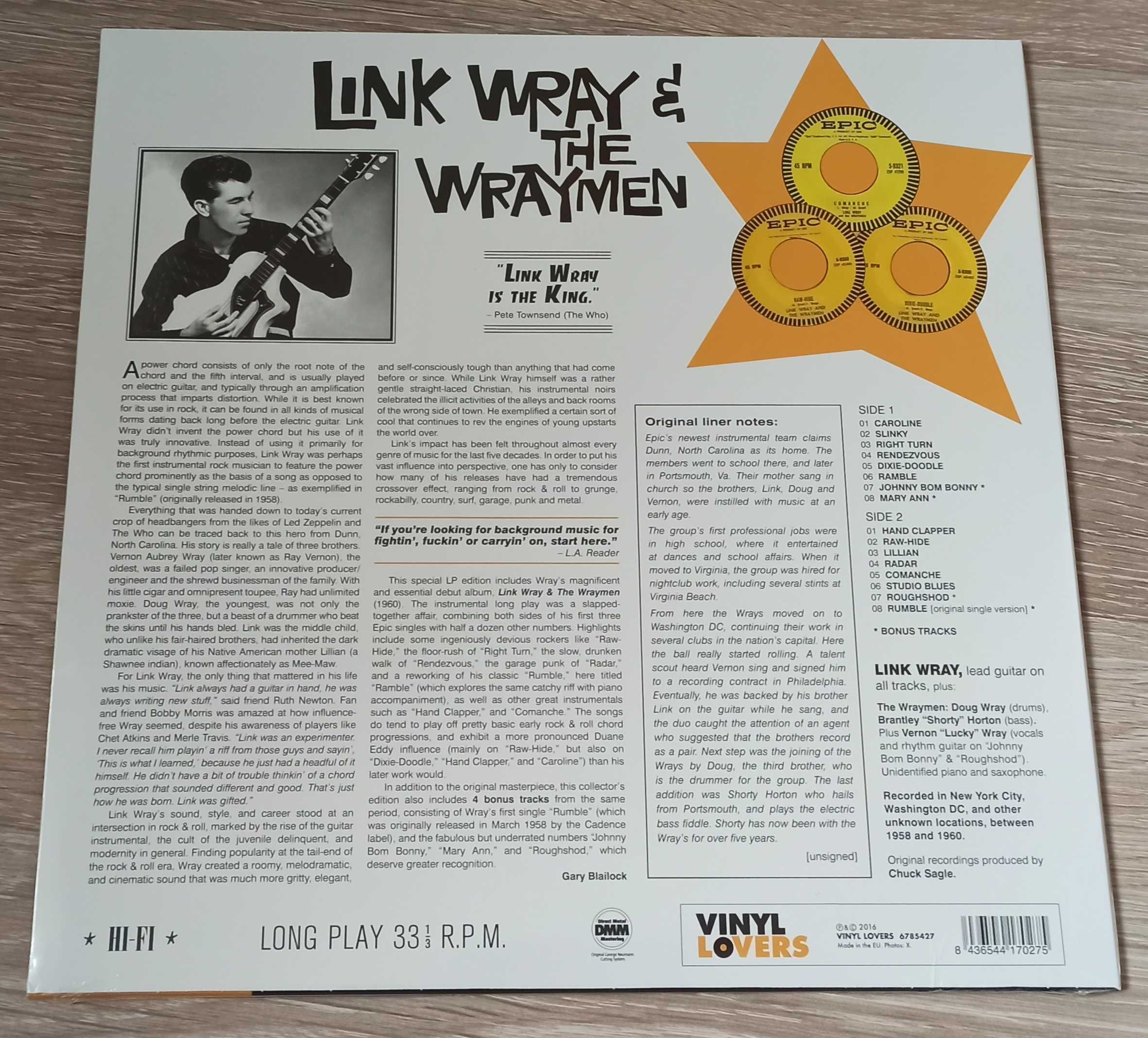 Link Wray & The Wraymen LP folia 180 g