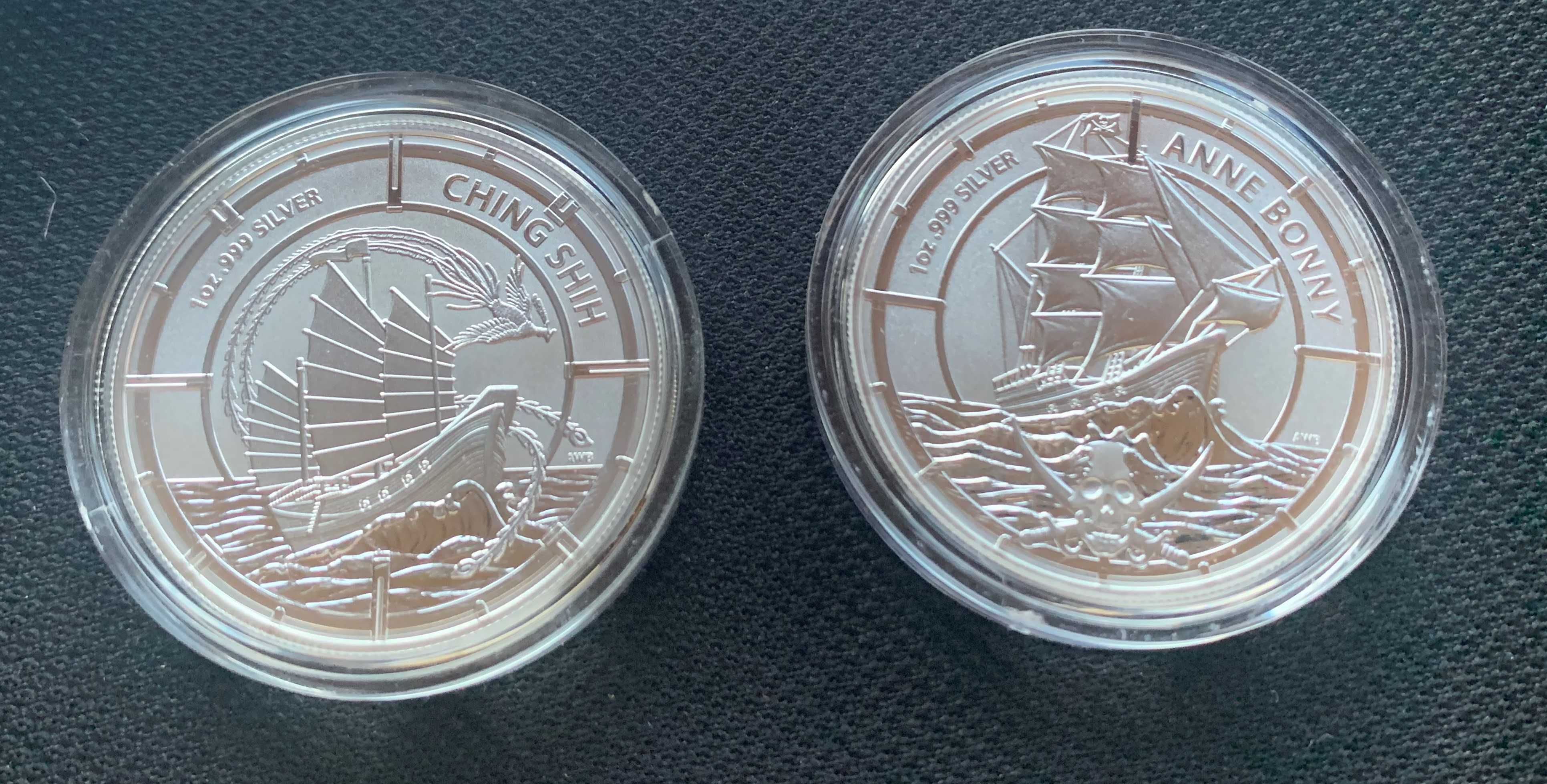 Монеты 2021 Соломоновы Острова , серия Королевы Пиратов