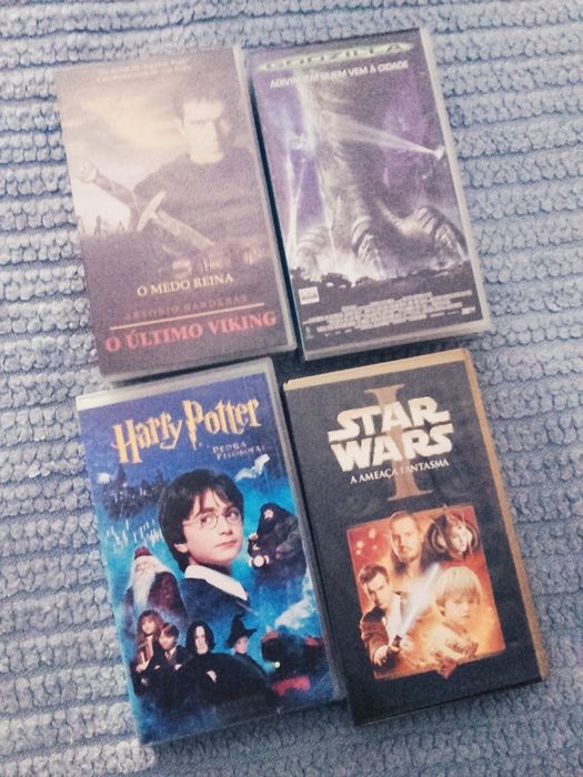 Cassetes Filmes Star Wars Harry Potter Godzilla O Último Viking Novas