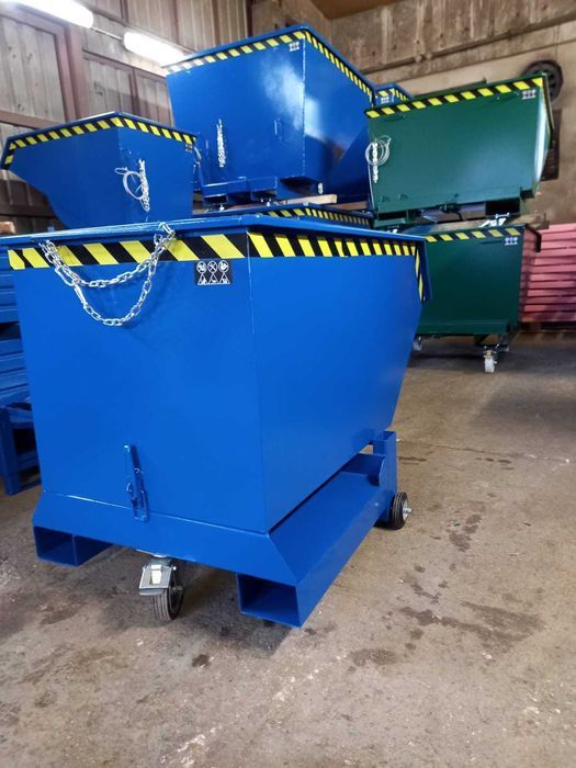 Mała Samowyładowcza Koleba Na Kołach PMMC 600L.KONTENER