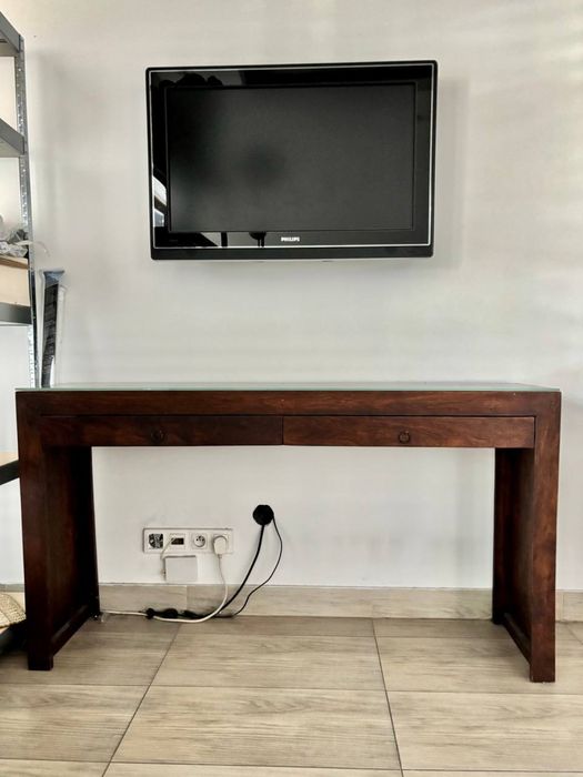 Konsola toaletka stolik RTV  z litego dębu 135X73X40