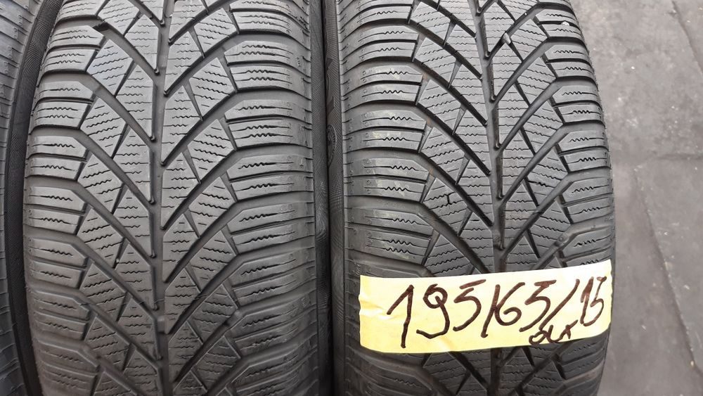 Opony Zimowe 195^65^15^.CONTINENTAL.Po 130 zł.7 mm.Dzwoń-Pisz.