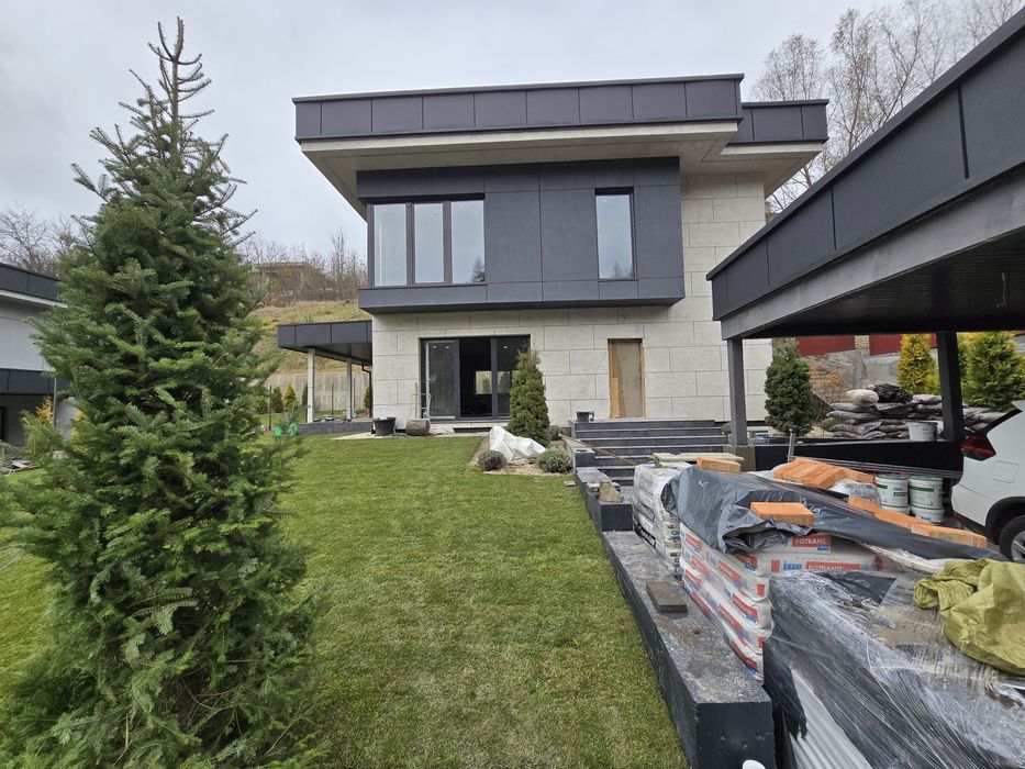 Будинок 230 м2 панорама газ 16 соток газон с. Лісники поруч Ходосівка