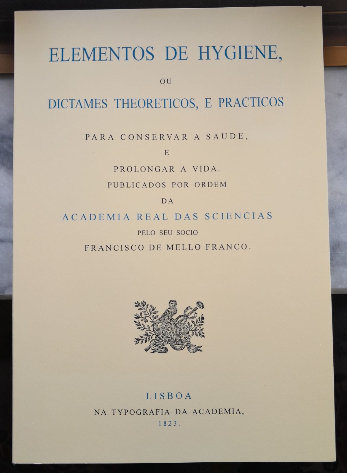 Elementos de Hygiene Dictamenes teóricos e práticos