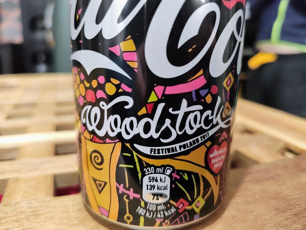 Puszka Coca Cola Woodstock 2017 zamknieta unikat