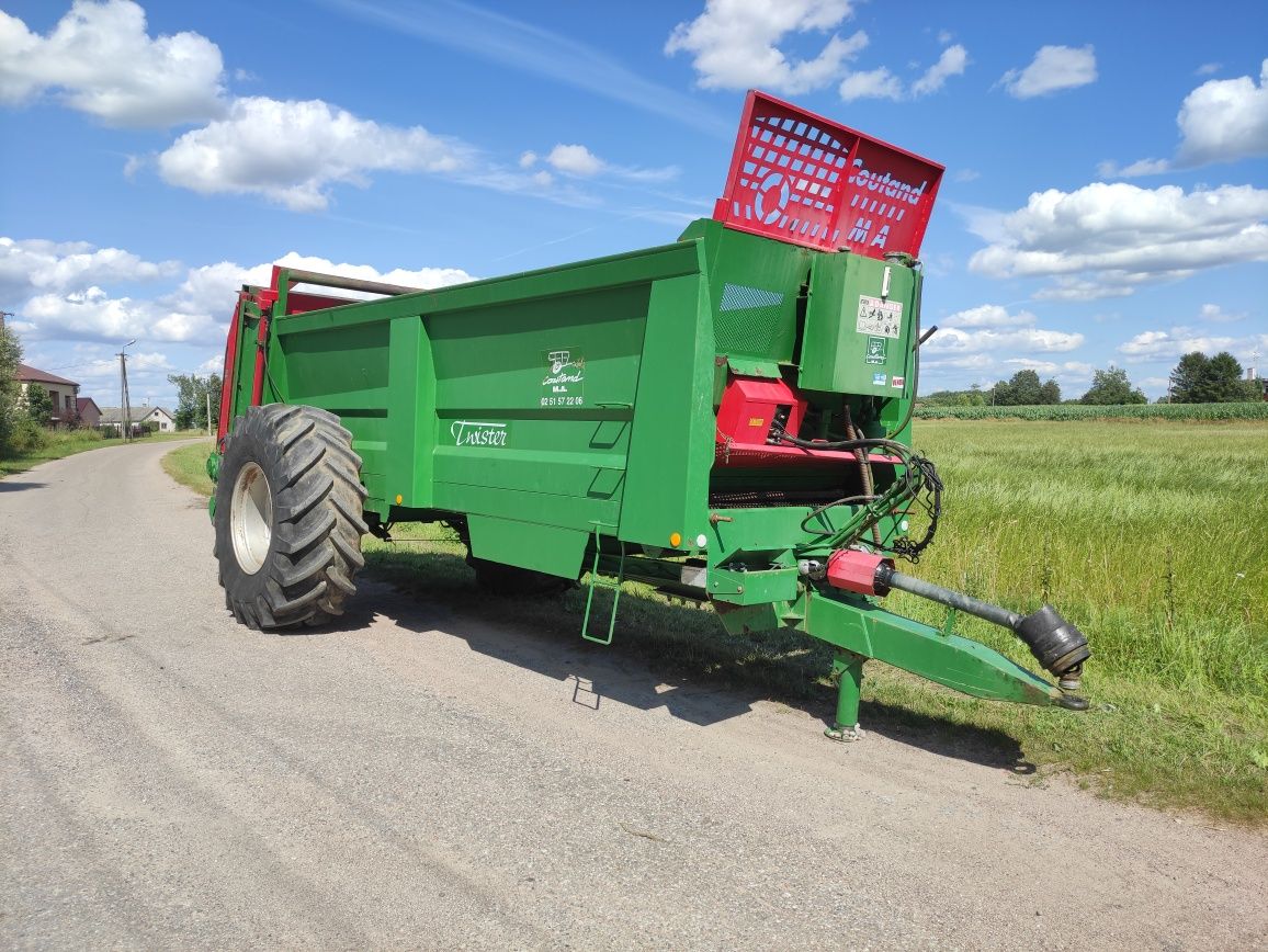 Rozrzutnik obornika Coutand twister. 12-14 ton. Gwarancja.