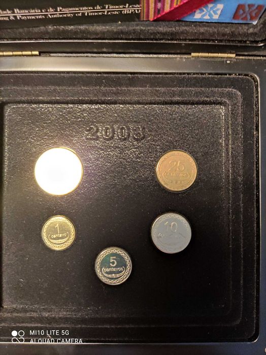 Moedas 2003 de antiga colônia TIMOR