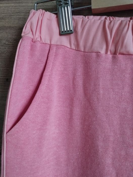 Spodnie dresowe in extenso 152 różowe nowe z metką