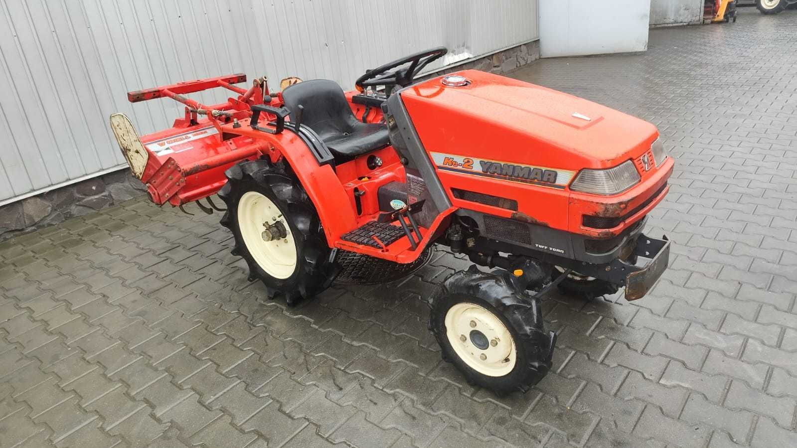 Japoński traktorek Yanmar KE 2 glebogryzarka 4x4 12 KM