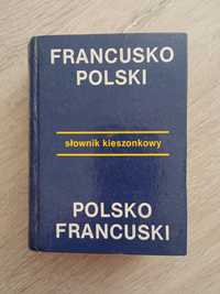 Słownik kieszonkowy polsko- francuski.