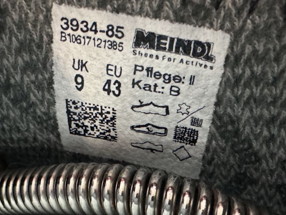 Трекінгові ботінки Meindl GORE-TEX / Розмір 43.5 / Взуття