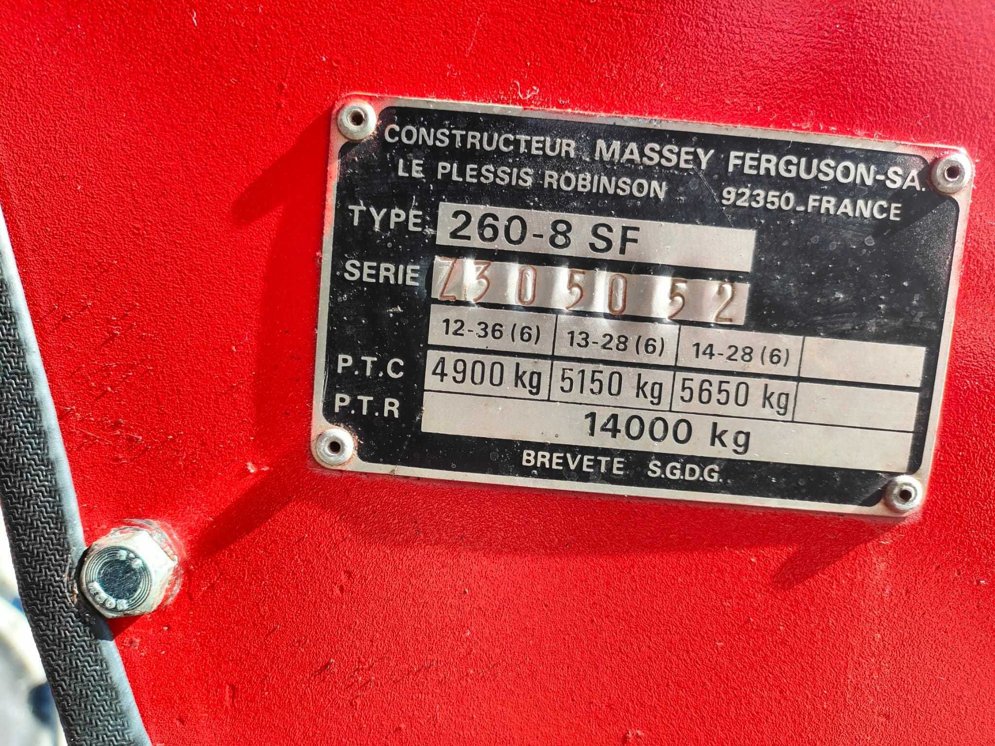 Ciągnik Rolniczy MF 260 8sf  mf4 ( Ursus 4512 )