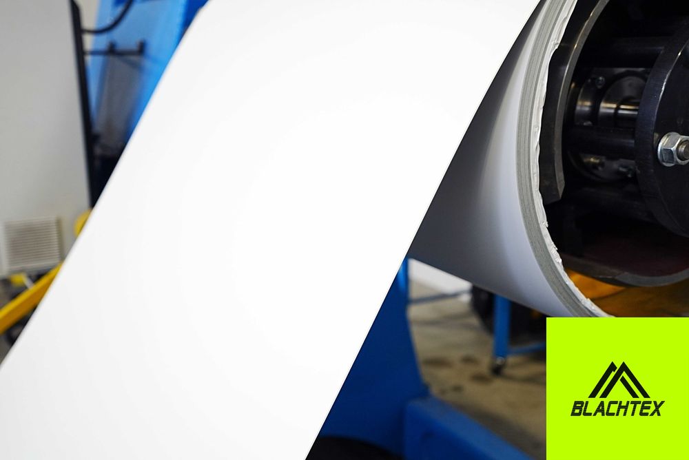 Biała Blacha Dachowa na wymiar w II gat podbitka blaszak garaż na Dach