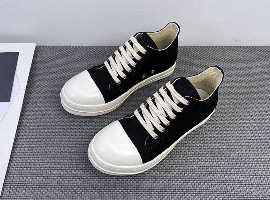 (БЕЗ ПЕРЕДОПЛАТИ)Rick Owens Ramones Black White Рік овенс рамонес