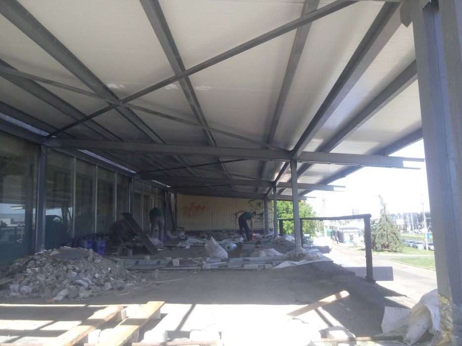 сварочные работы металлоконструкции.Зварювальні роботи