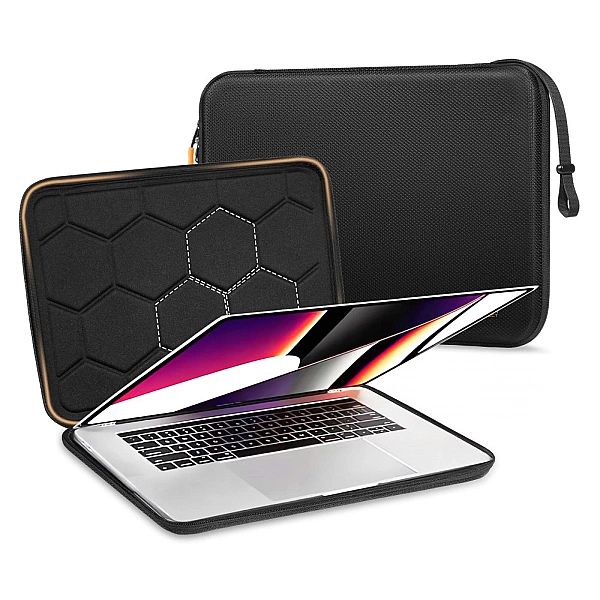Tech-Protect Hardpouch Laptop 15-16 Black/Orange