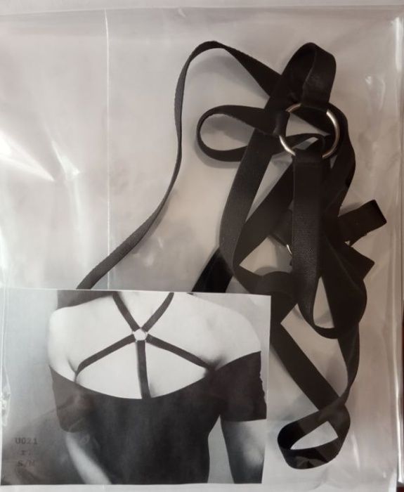 Uprząż harness rockowa ring PL jakość U021 L/XL