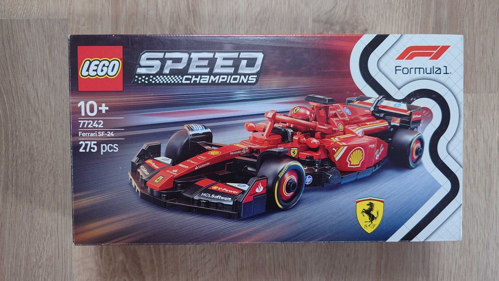 Puste pudełko Lego Speed Champions 77242 Bolid F1 Ferrari SF-24