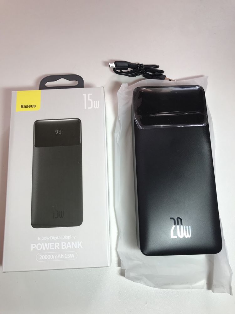 Акумулятор універсальний Baseus Bipow Digital Display 20000 mAh 15W