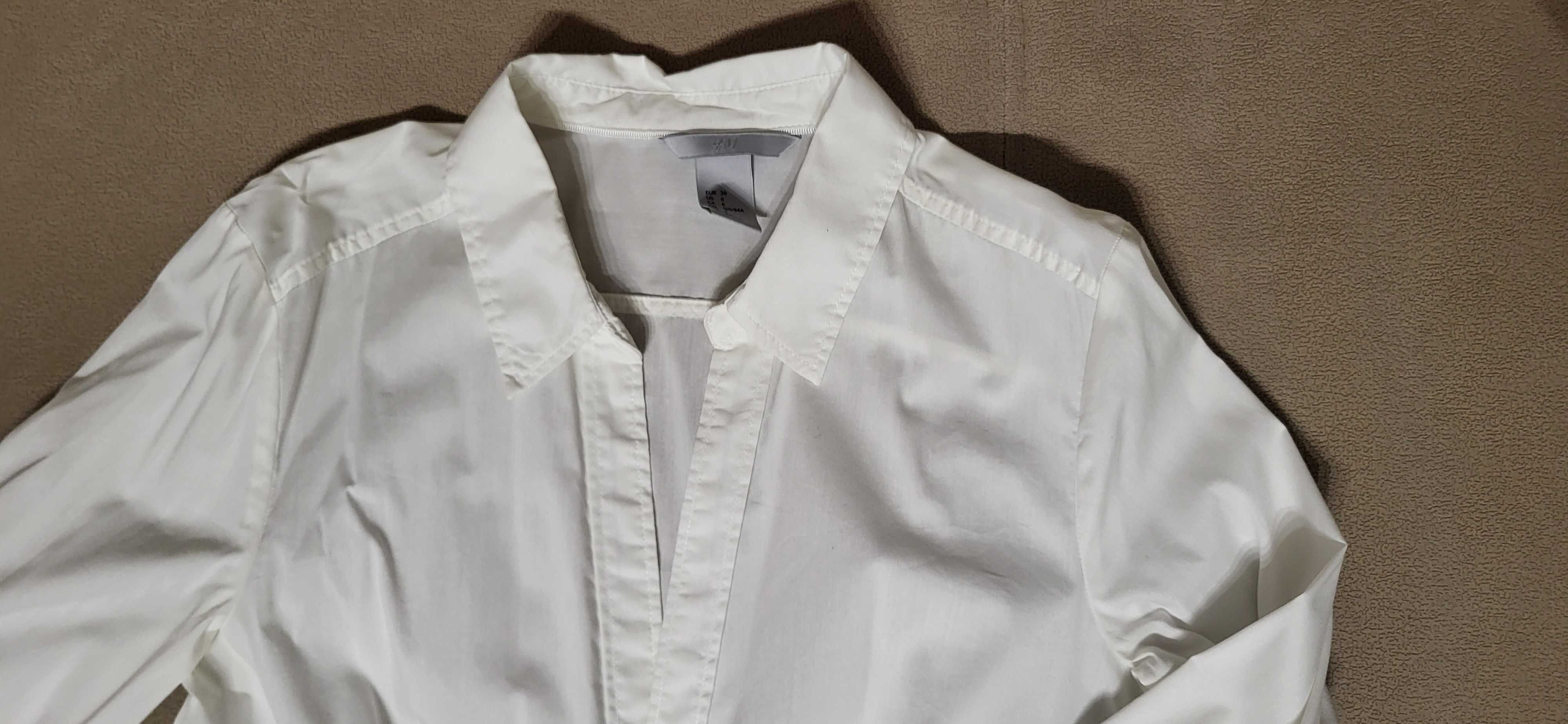 Koszula damska H&M, rozmiar 36, biała