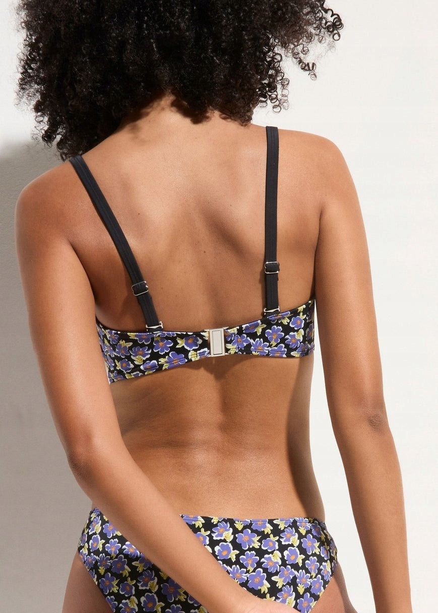 B.P.C bikini na fiszbinach z figami kolorowe w kwiatuszki 42 (80B).