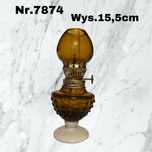 Szklana lampka naftowa miodowa nr.7874