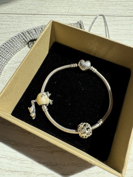 Браслет Pandora ( Пандора) Оригінал ( 2 шарма із срібла в подарунок)