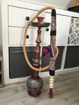 Turecka shisha piekna wysoka bogato zdobiona