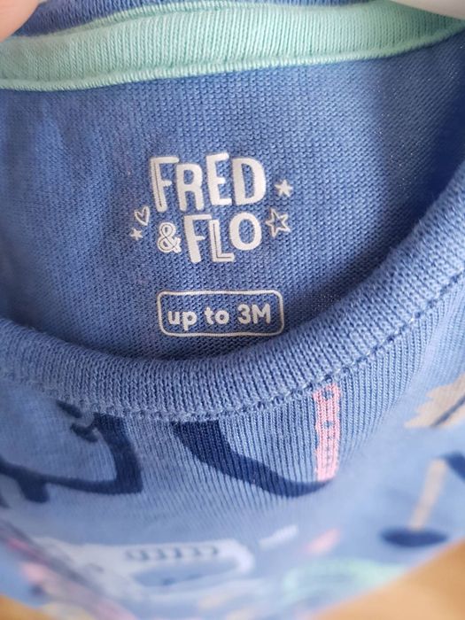 Zestaw rampersów F&F - 62 (do 3 miesięcy) dla chłopca w koparki