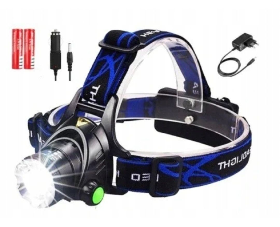 Czolowka latarka led 3 lub 1zoom