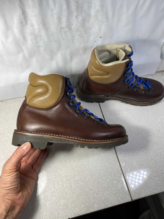 suola vibram женские кожаные трекинговые ботинки р 37 23,5см