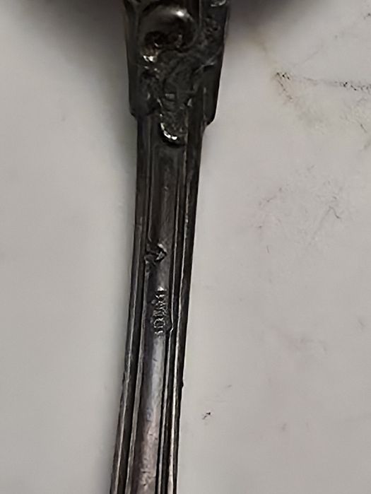 Zestaw 12-stu srebrnych łyżeczek do kawy mocca. Próba 800.