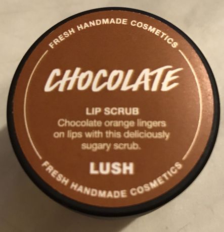 Lush peeling scrub do ust czekolada vegan handmade kosmetyki naturalne